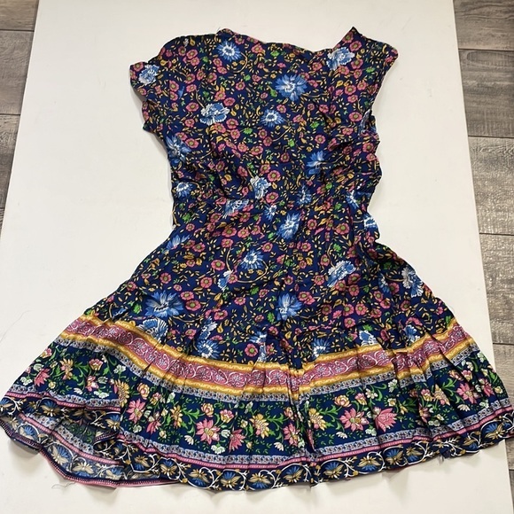 Bohemian Floral Pattern Dress - Picture 12 of 16
